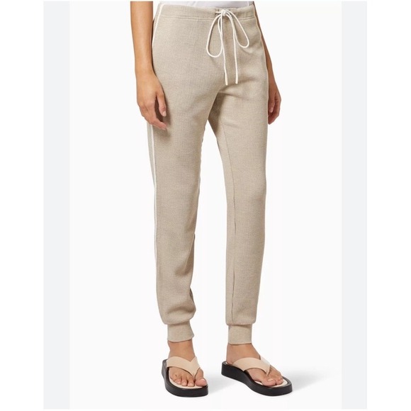 Varley Pants - Varley Kelvin Waffle Knit Joggers Side Stripe Sz Large Activewear EUC Women's